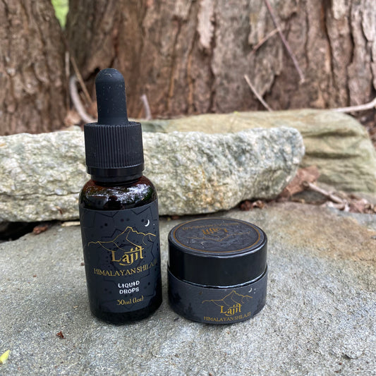 Himalayan Shilajit - Liquid Drops (1oz)  or  Resin Jar (0.7oz) - by Lajit - The Hippie Farmer