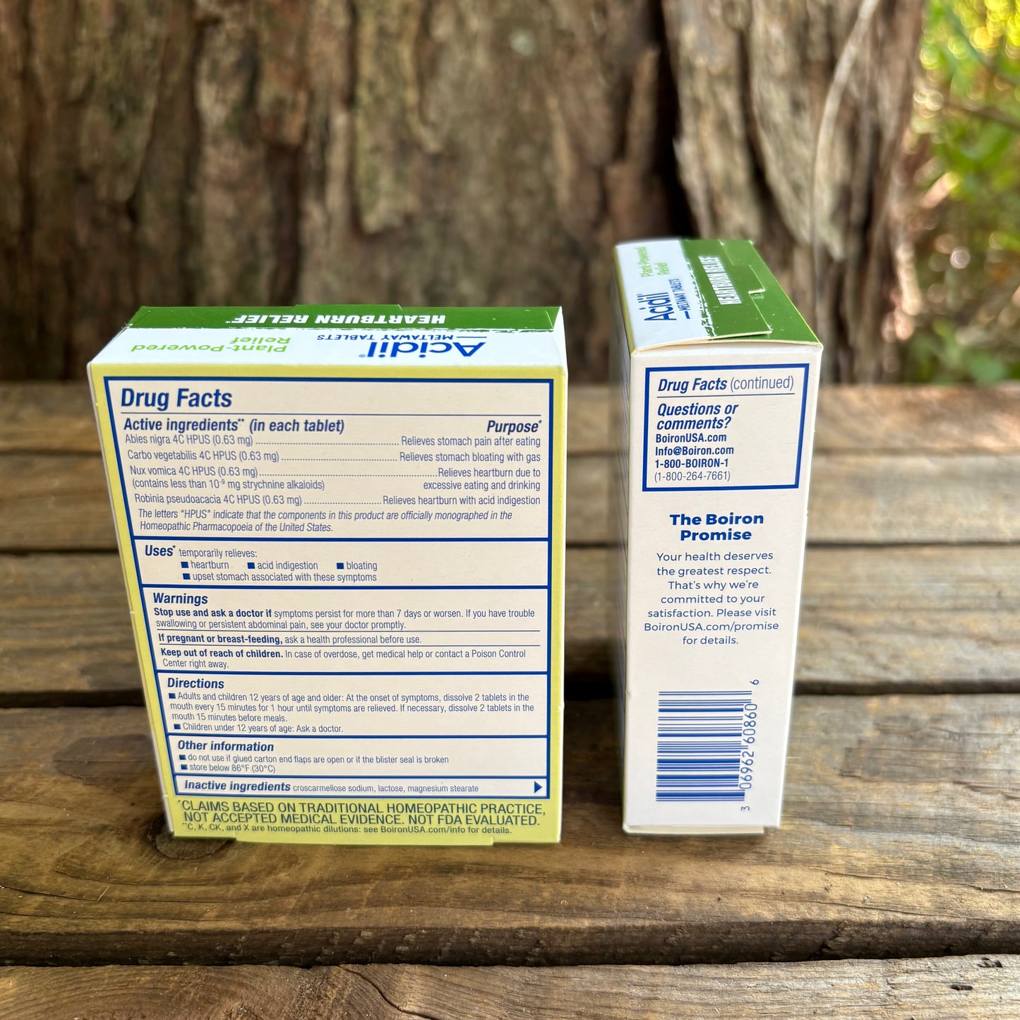 Acidil - Heartburn & Indigestion - 60 Meltaway Tabs by Boiron