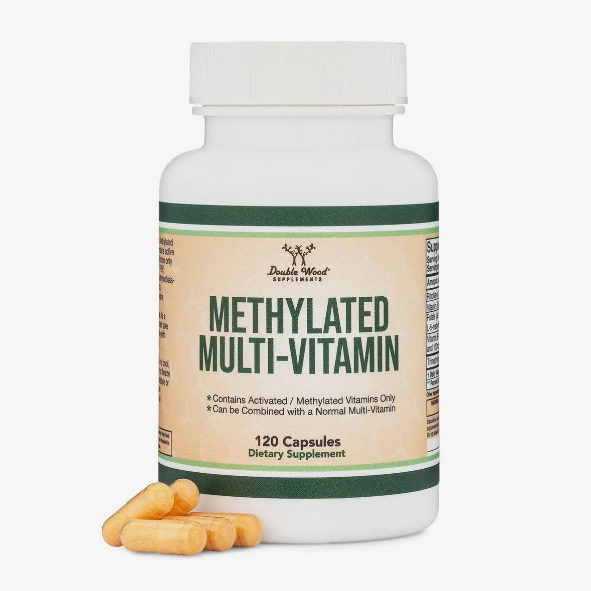 Methylated Multi Vitamin - 120 capsules by Double Wood