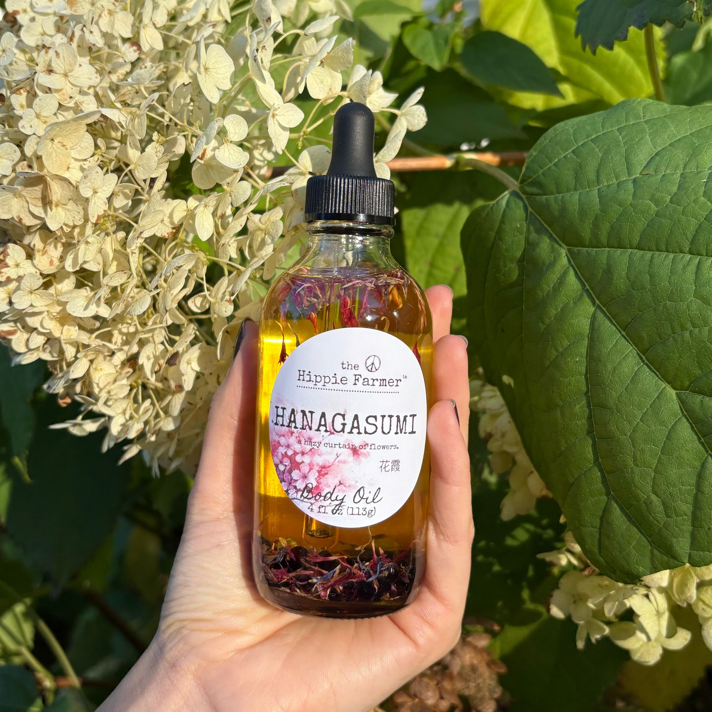 Organic Body Oil - Hanagasumi - Infused with Stones & Flowers