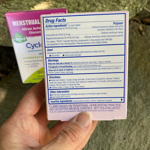 Cyclease - Cramps - Meltaway Tabs - by Boiron Homeopathic