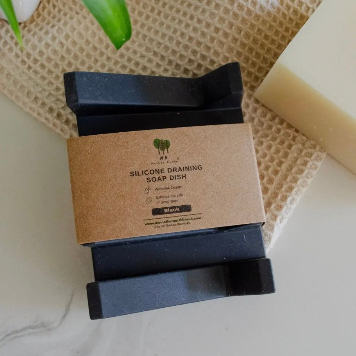 Silicone Draining Soap Dish by Mother Earth ME