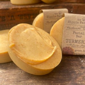 Turmeric with Lemon & Orange EO - Facial Bar - Goat Milk Soap - 3oz