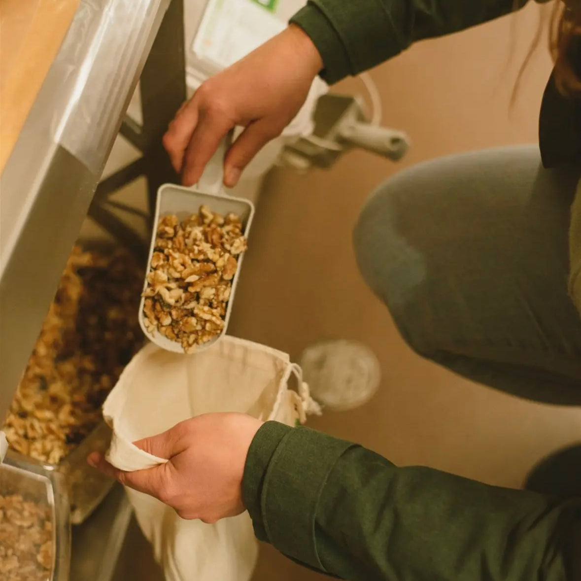 Cotton Bulk &  Produce Bags - 3 Pack (Small, Medium, Large) Mesh or Muslin by Mother Earth