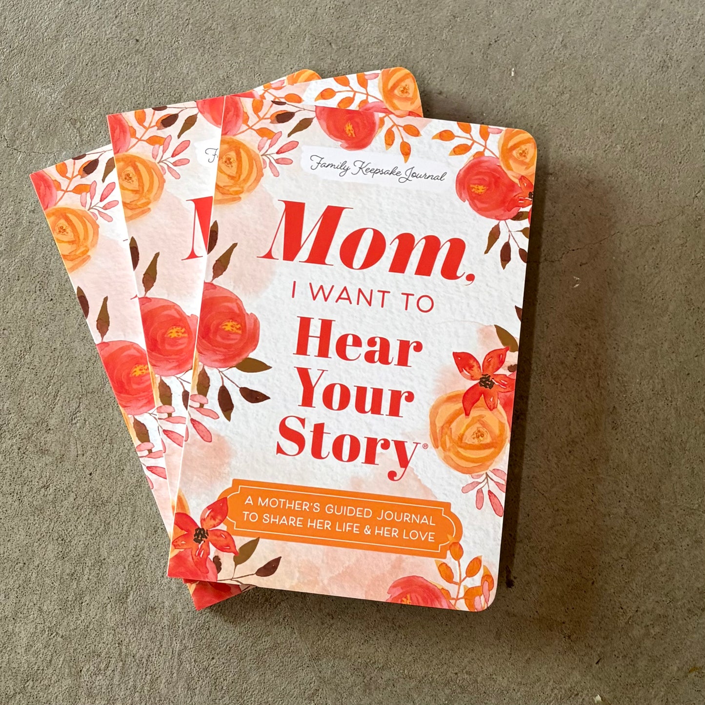 Family Keepsake Journal - I want to hear your story - Mom or Dad