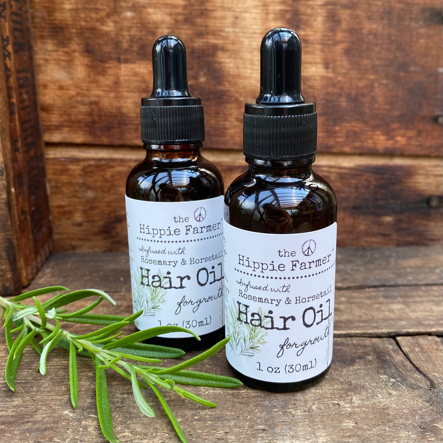 Hair Oil for Growth - Infused with Rosemary & Horsetail 1oz