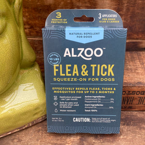 Flea & Tick Natural Repellent for Dogs - Squeeze on - by ALZOO