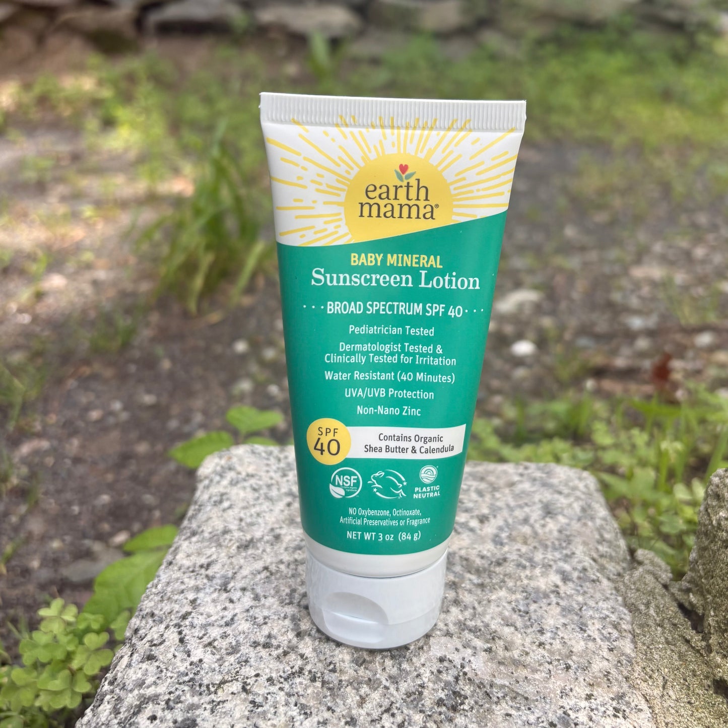 Mineral Sunscreen Lotion - Uber Sensitive, Broad Spectrum, or Broad Spectrum Face Stick - by Earth Mama