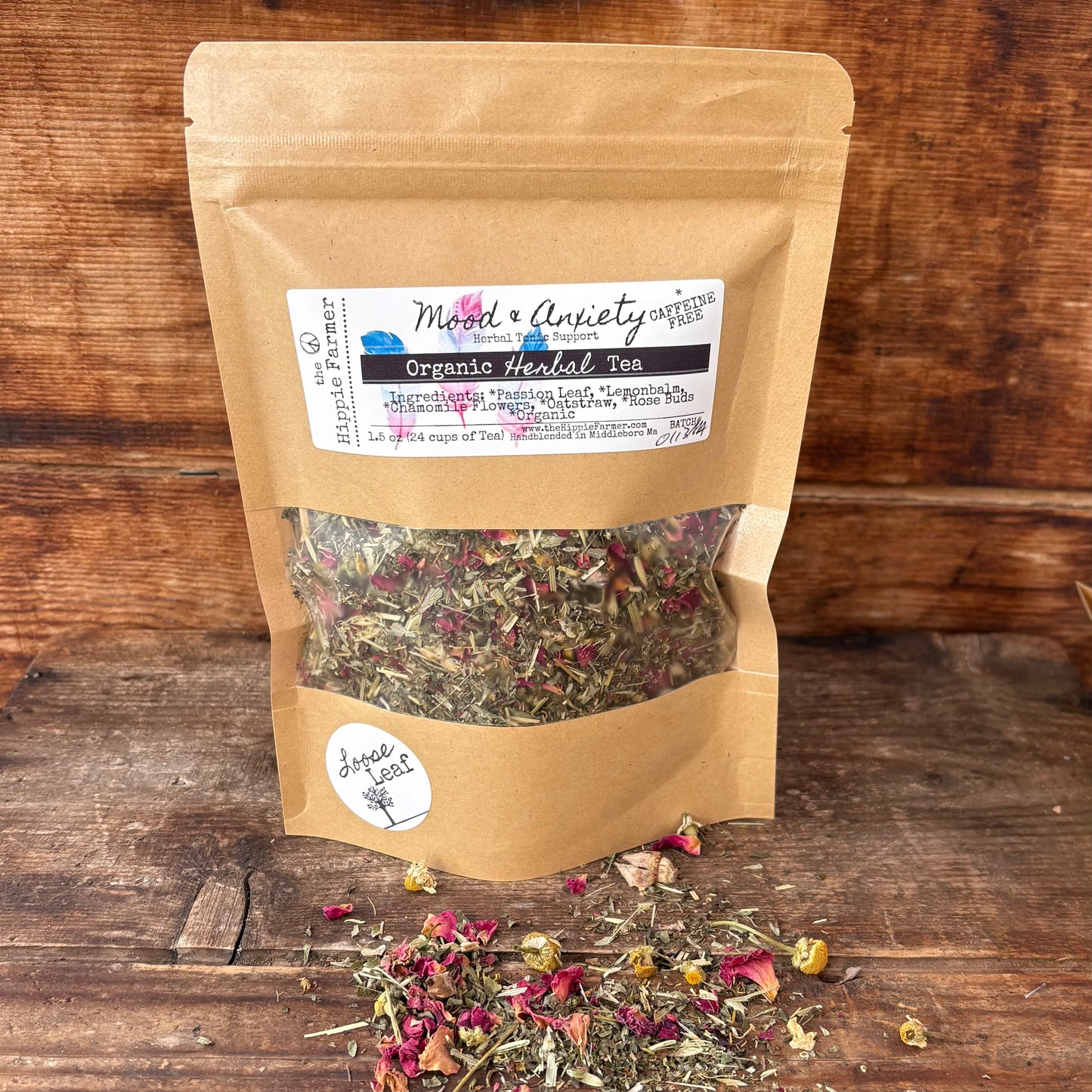 Mood & Anxiety Support  - Organic Herbal Teas - 1.5oz