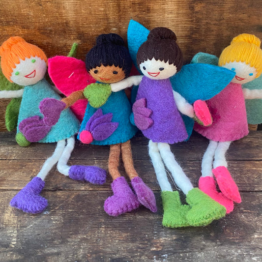 Wool Felted Fairies - Tooth Fairy Pillows - by Global Groove Life