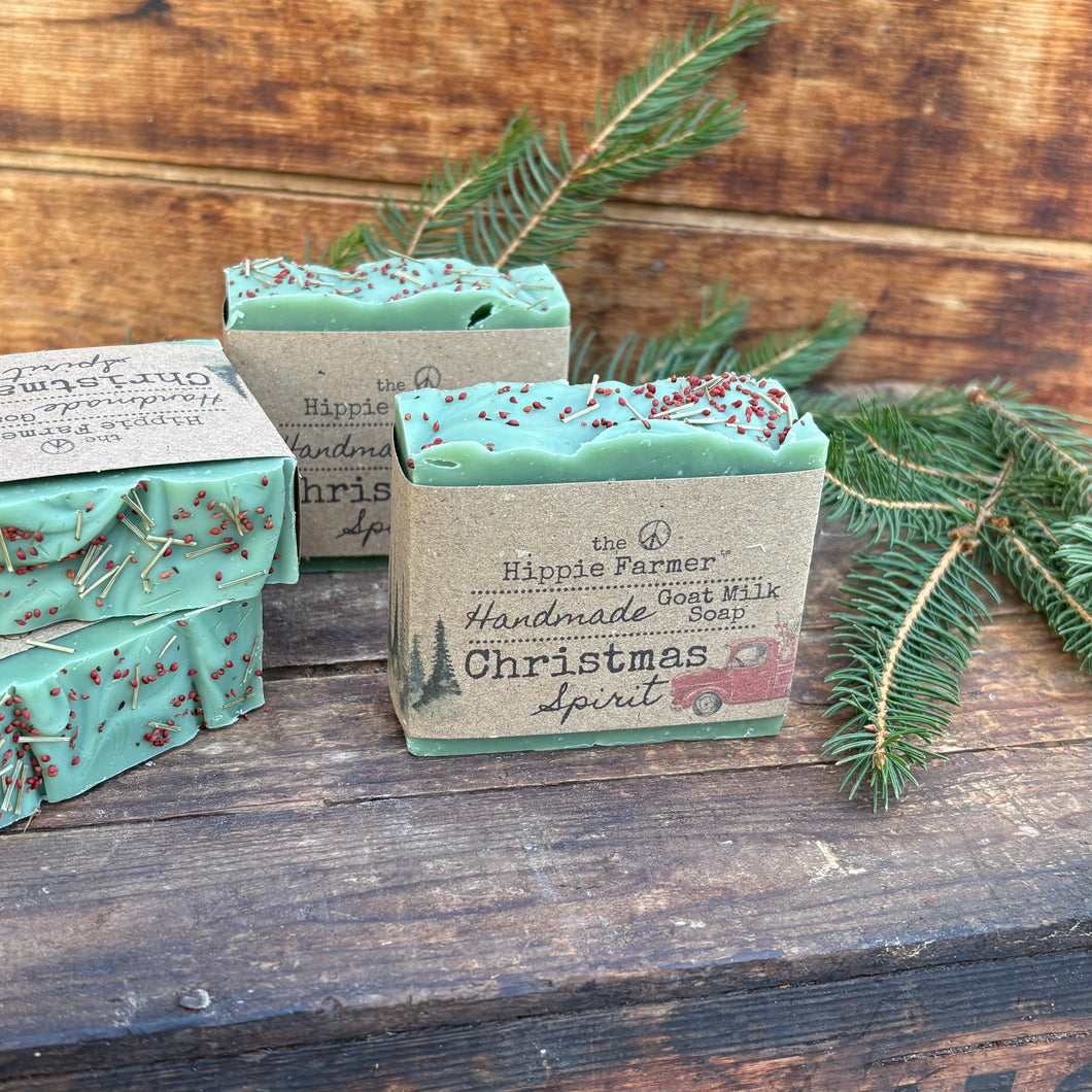 Christmas Spirit - Winter 2024 Goat Milk Soap - 4.5oz