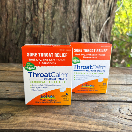 Throat Calm - 60 Meltaway Tabs by Boiron