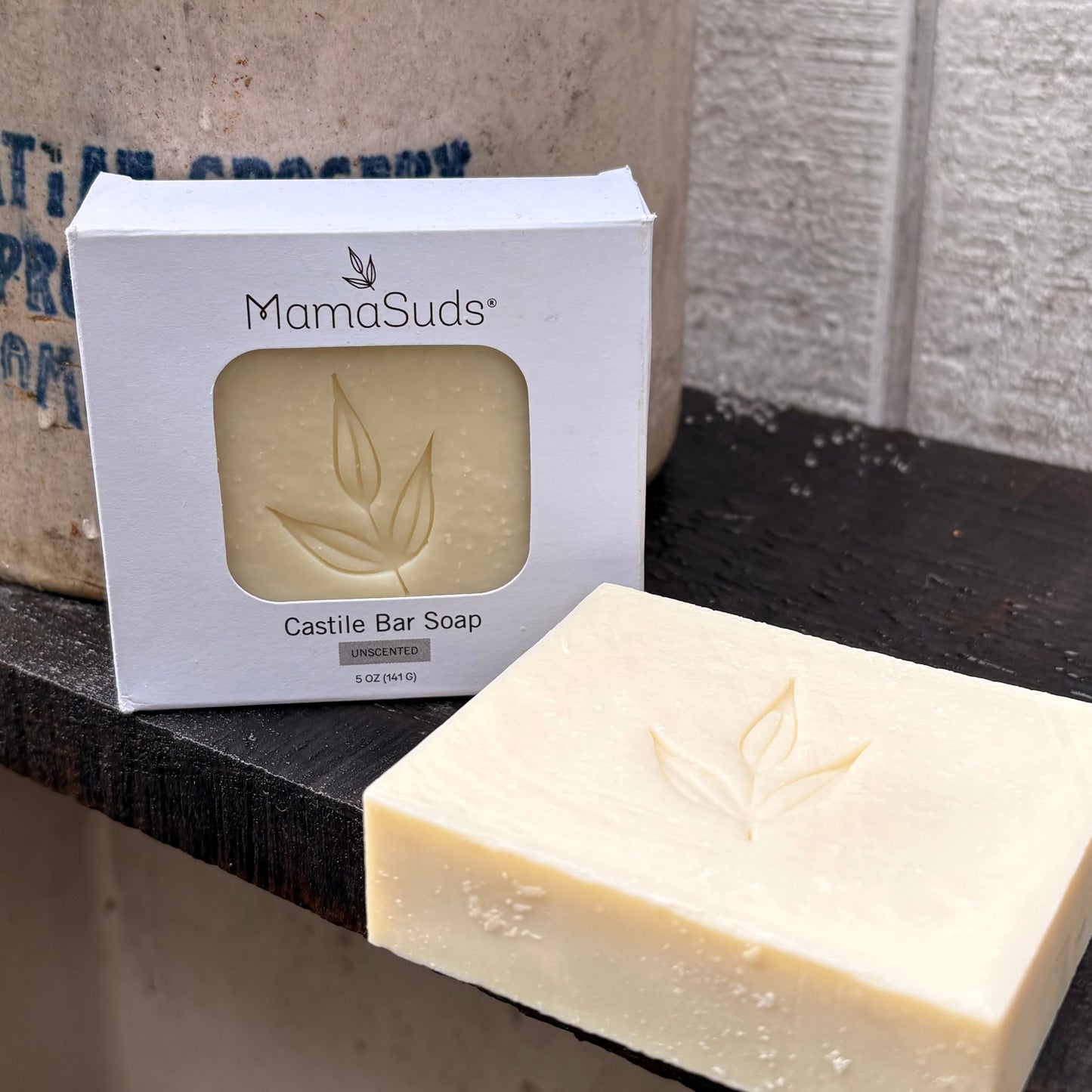 Castile Bar Soap - Unscented 5oz by MamaSuds
