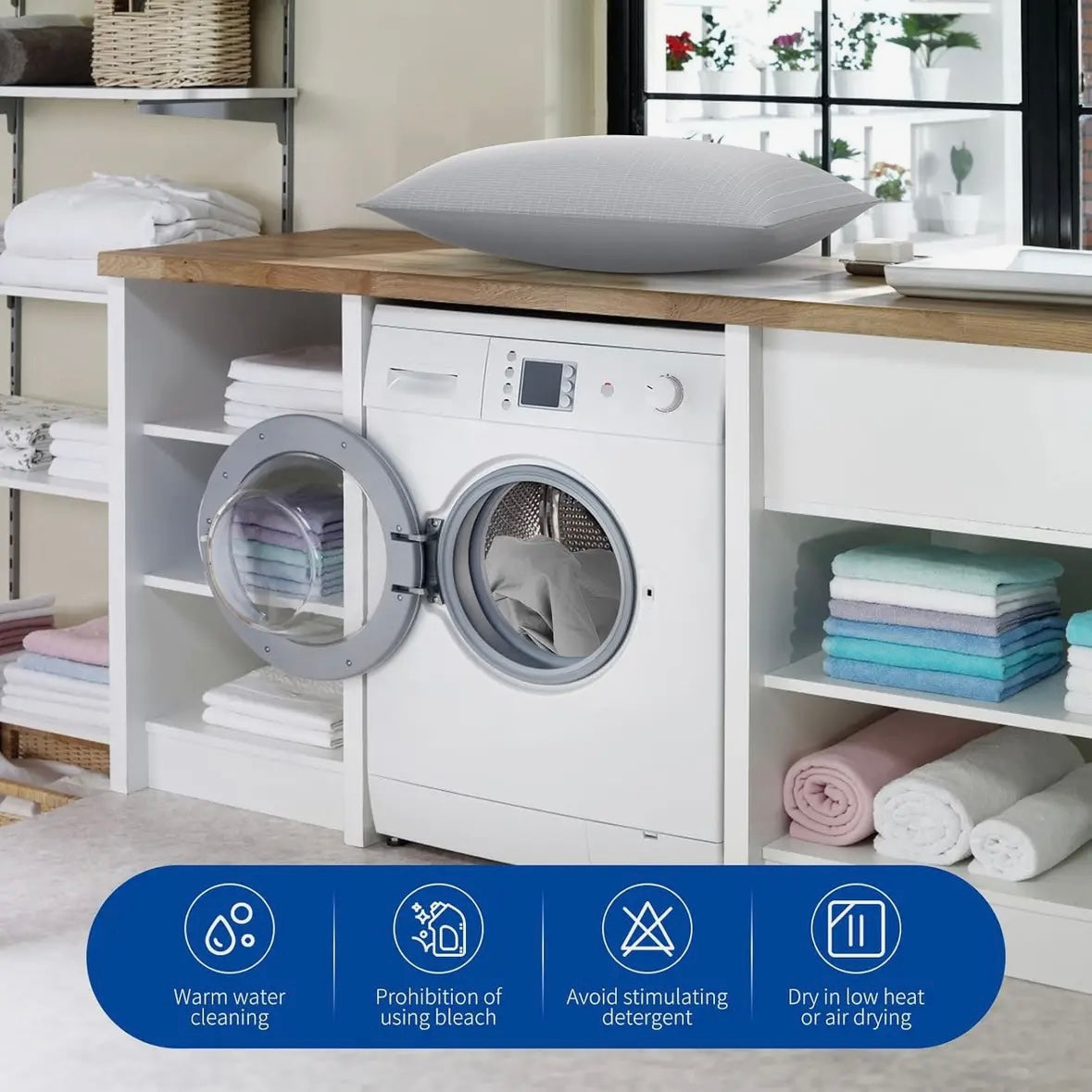 Grounding Pillow Case - Off White by Gaya