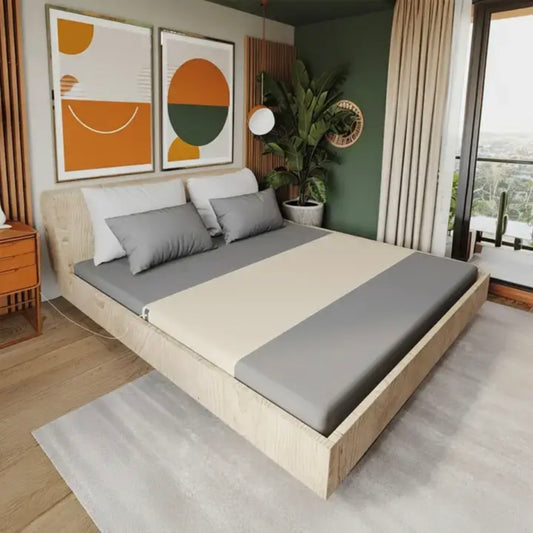 Grounding Flat Sheet for all size beds - Organic Cotton 24” by 104” by Gaya