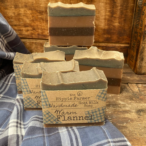 Warm Flannel - Fall 2024 Goat Milk Soap - 4.5oz