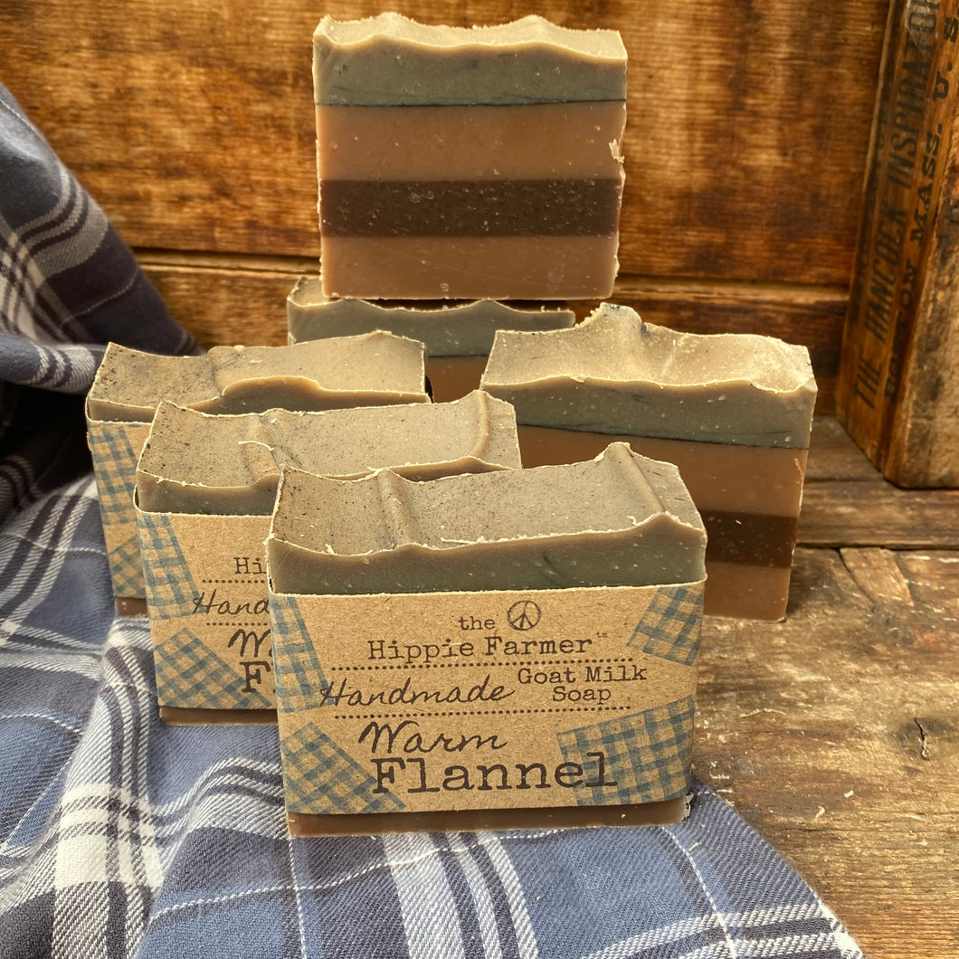 Warm Flannel - Fall 2024 Goat Milk Soap - 4.5oz