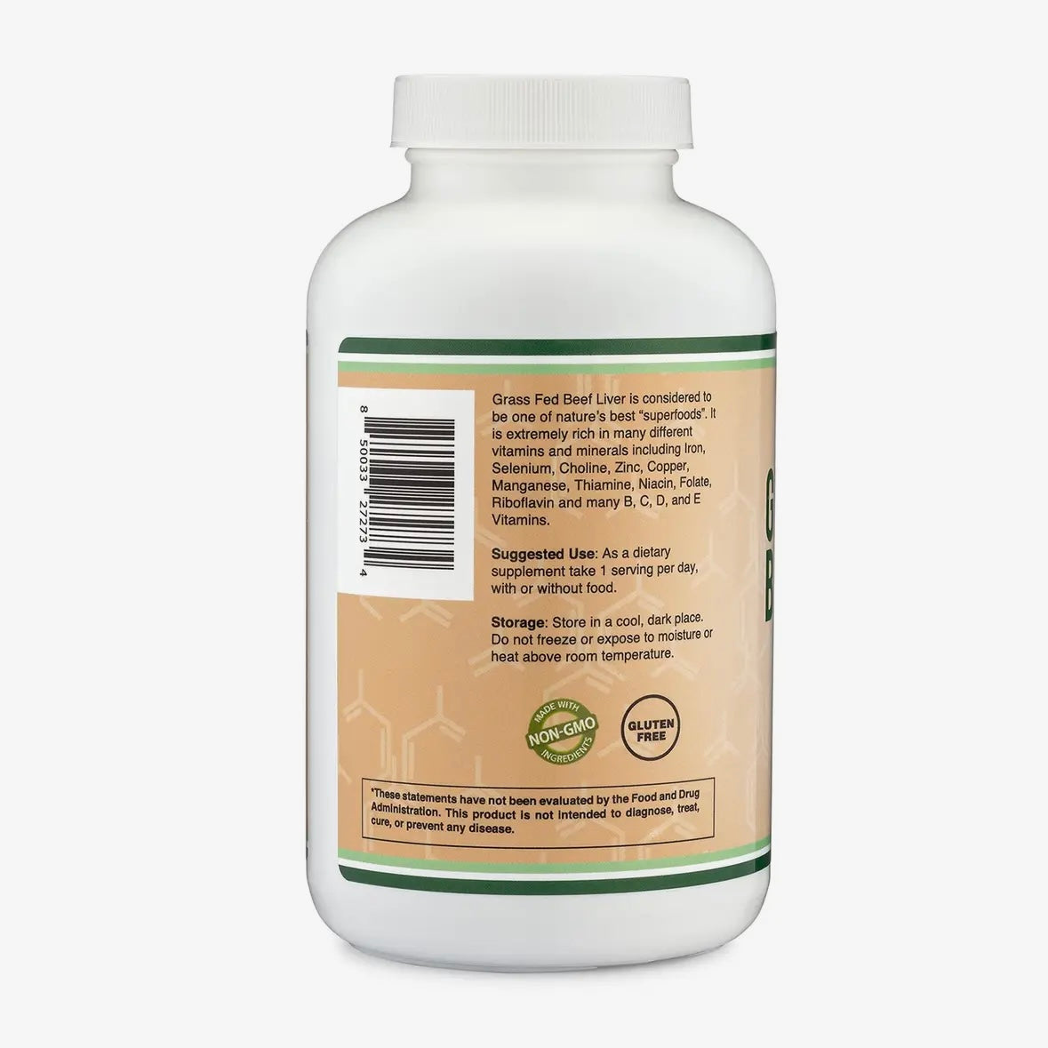 Grass Fed Liver - 180 capsules by Double Wood