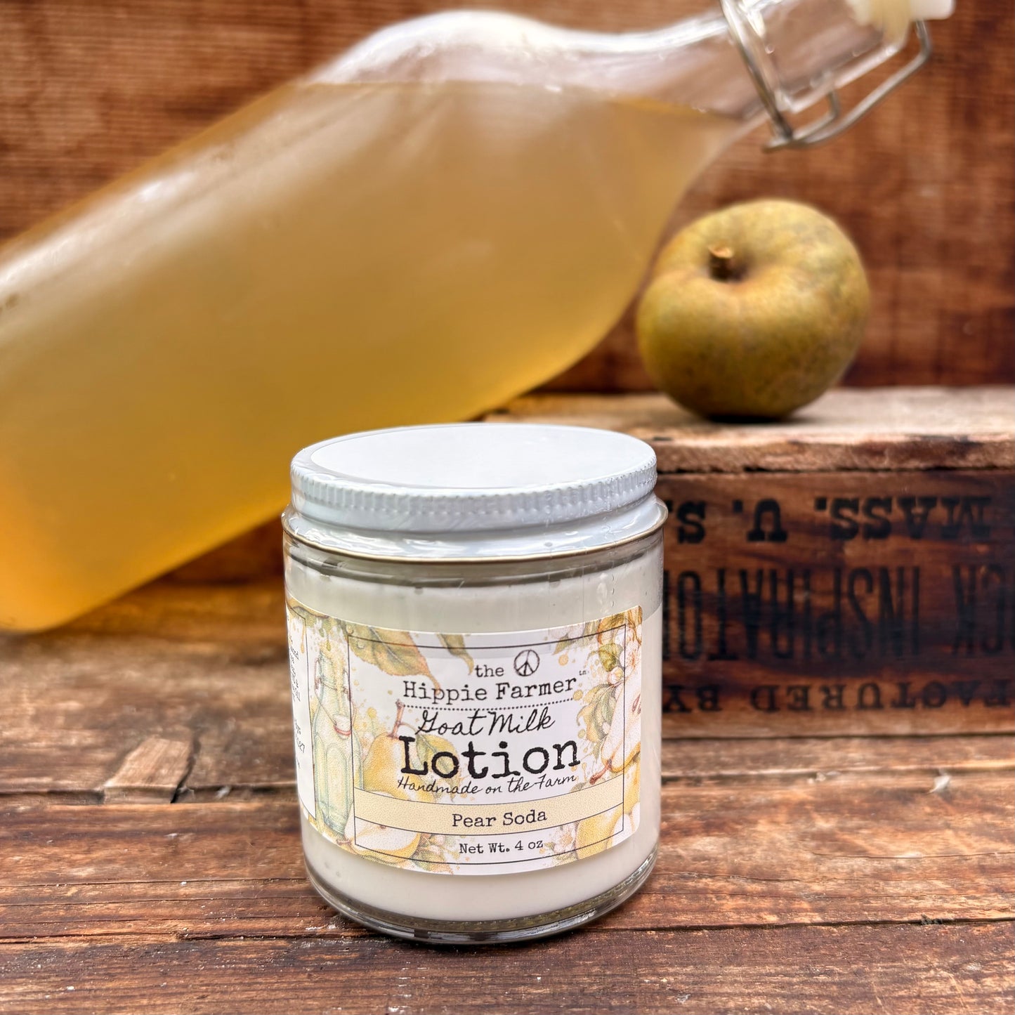 Pear Soda Goat Milk Lotion | The Hippie Farmer