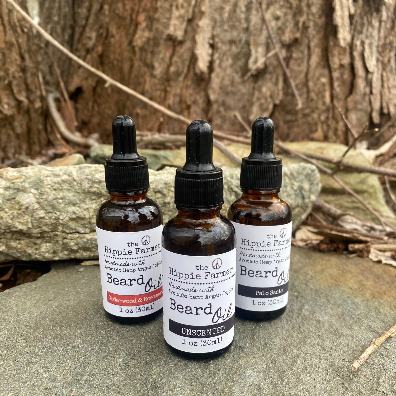 Hemp Beard Oil for Men - Various Scents - The Hippie Farmer