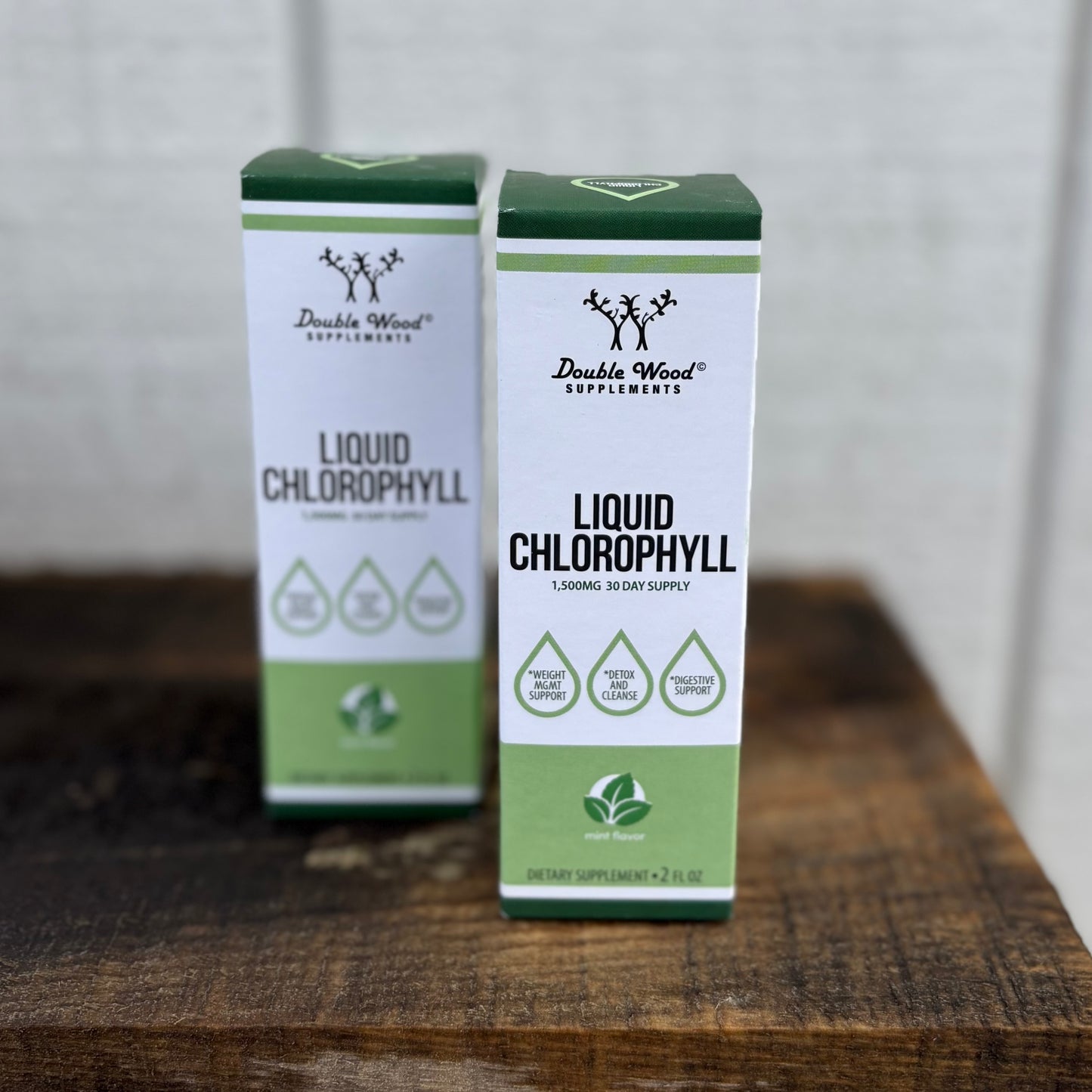 Liquid Chlorophyll - Detox, Cleanse, Digestive, Weight Support - 1,500mg by Double Wood Supplements