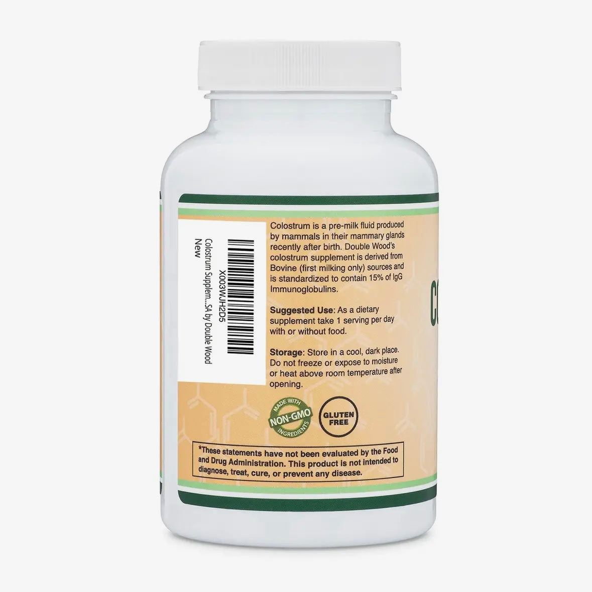 Colostrum 100mg - 120 capsules by Double Wood