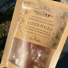 Load image into Gallery viewer, Honey Lozenges (Ginger &amp; Lemon, Chamomile, or Lavender) - 20 count bag- by VirgoMoon