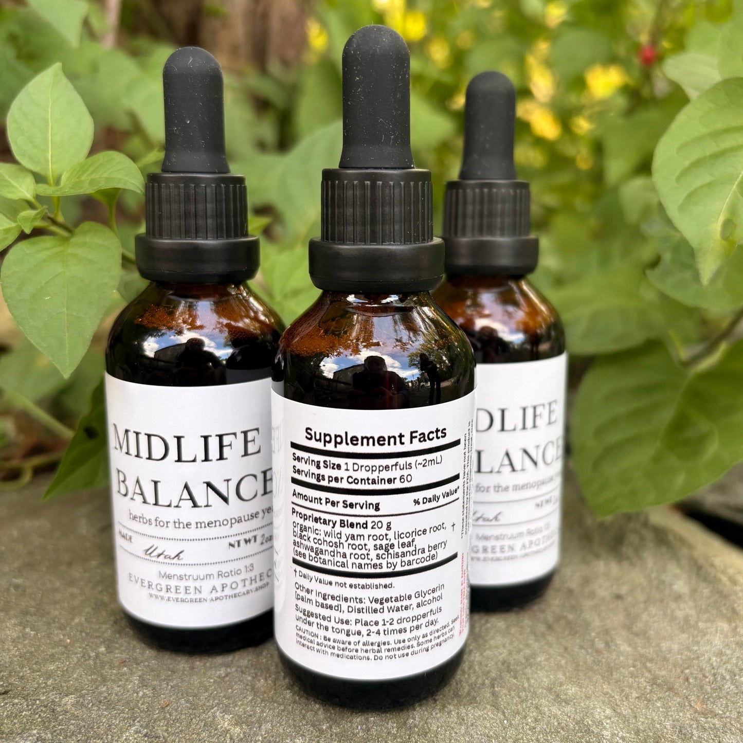 Midlife Balance - Herbs for menopause years by Evergreen Apothecary