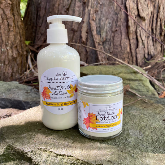 Goat Milk Lotion - Autumn Fig Harvest - The Hippie Farmer