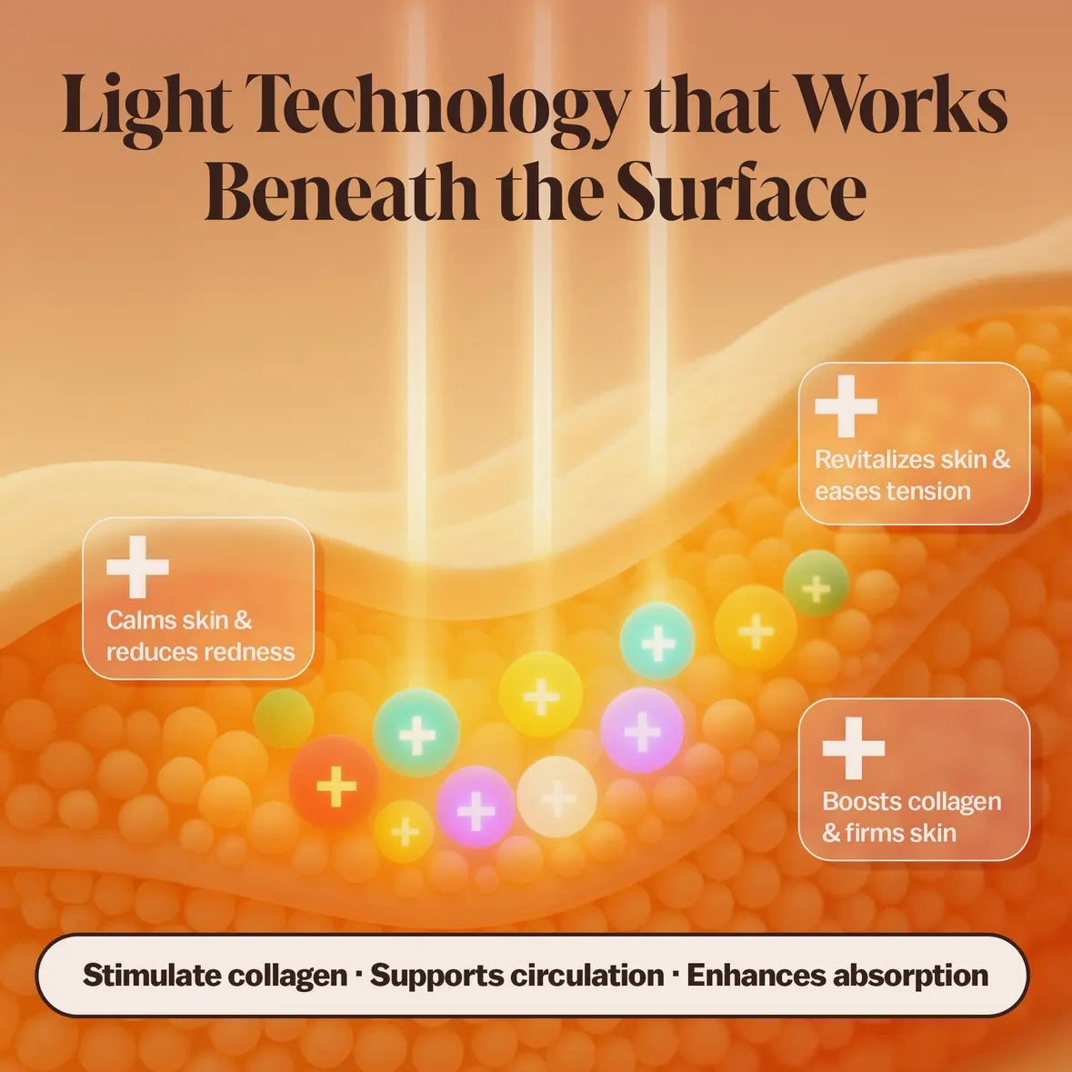 Red Light Therapy Beauty Wand - 7 in 1 - Lift, Glow & Smooth by Gaya