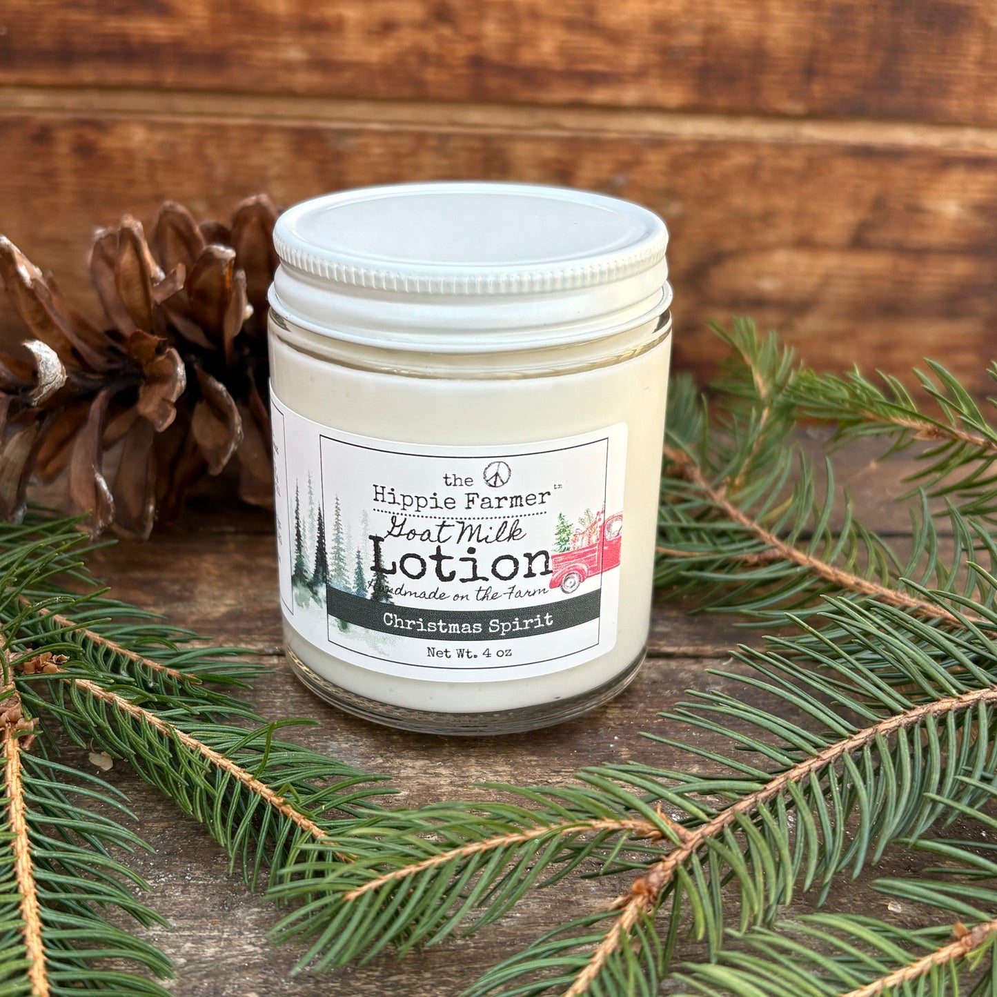 Goat Milk Lotion - Christmas Spirit - The Hippie Farmer