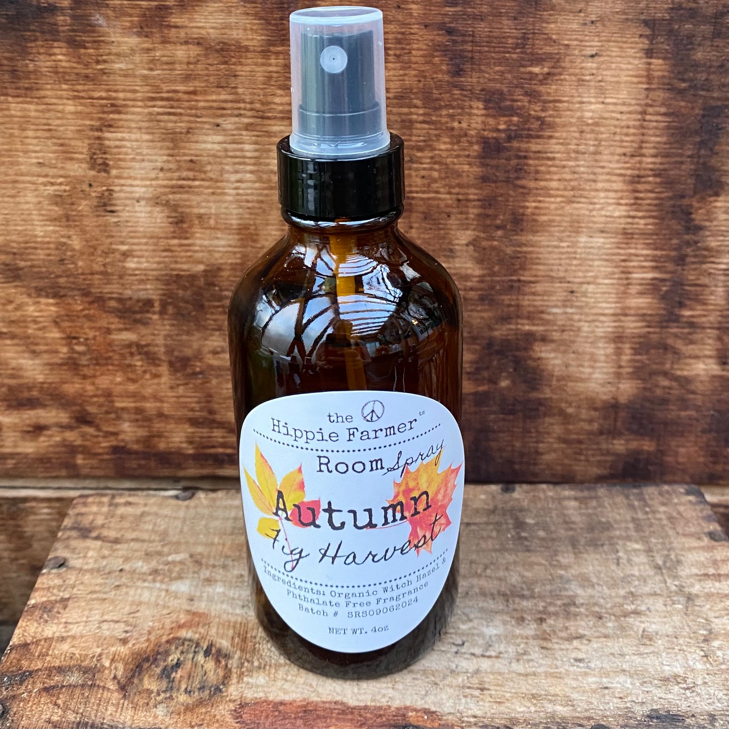 Fall 2024 Seasonal Scents - Room Sprays with Organic Witch Hazel - Phthalate Free Fragrances -  4oz Glass Spray