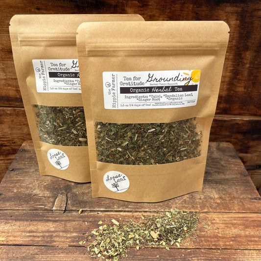 Grounding - Tea for Gratitude - Organic Herbal Teas - 1.5oz