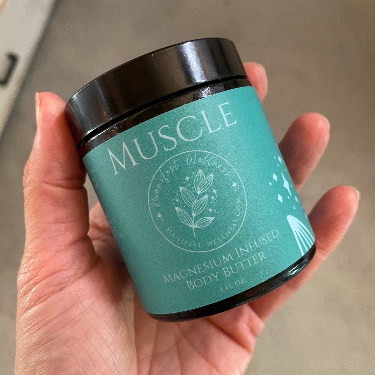 Magnesium Infused Body Butter - Unscented, Sleep or Muscle - by Manifest Wellness