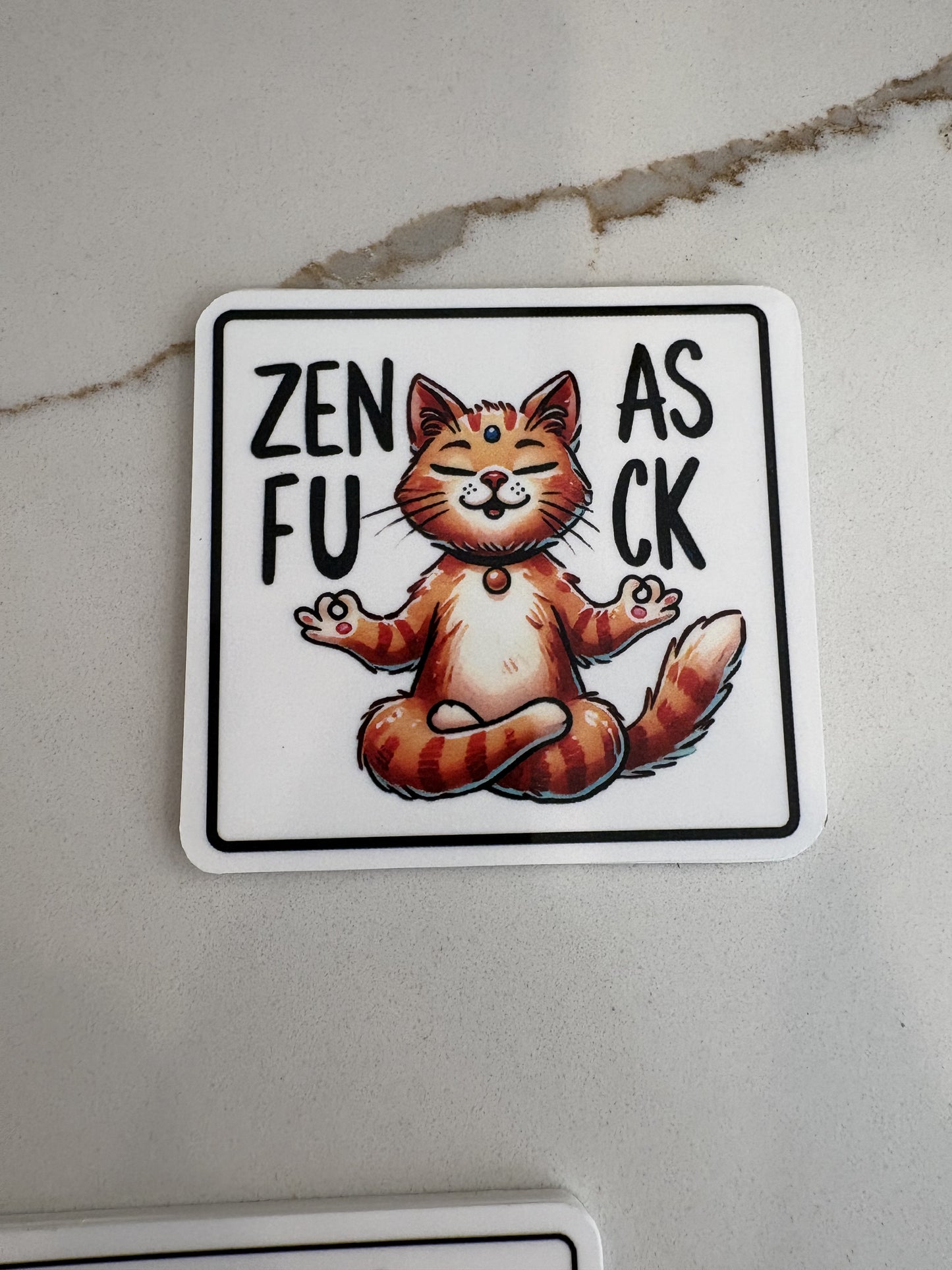 Zen Cat Sticker Collection - Sold Individually