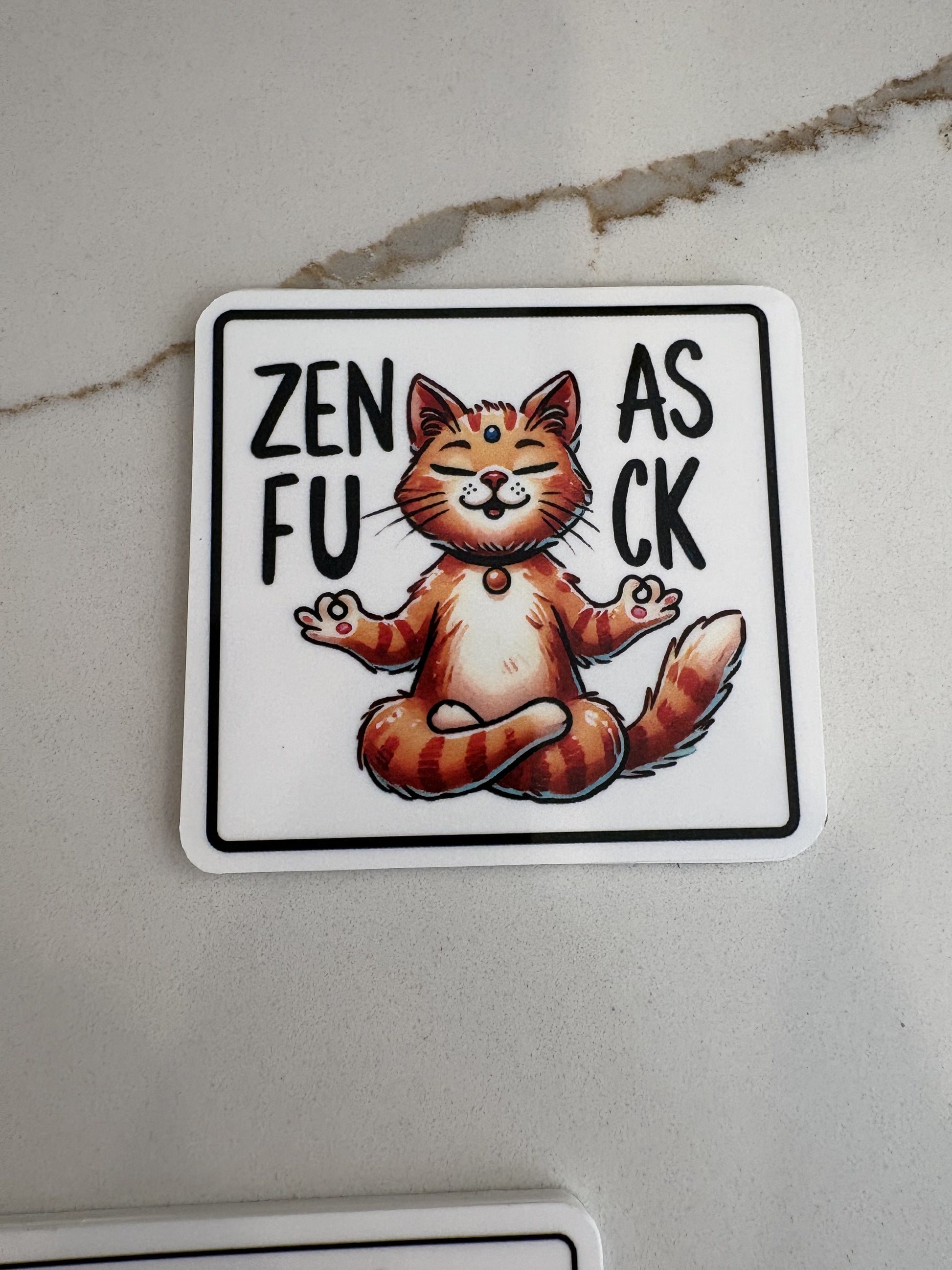 Zen Cat Sticker Collection - Sold Individually - The Hippie Farmer