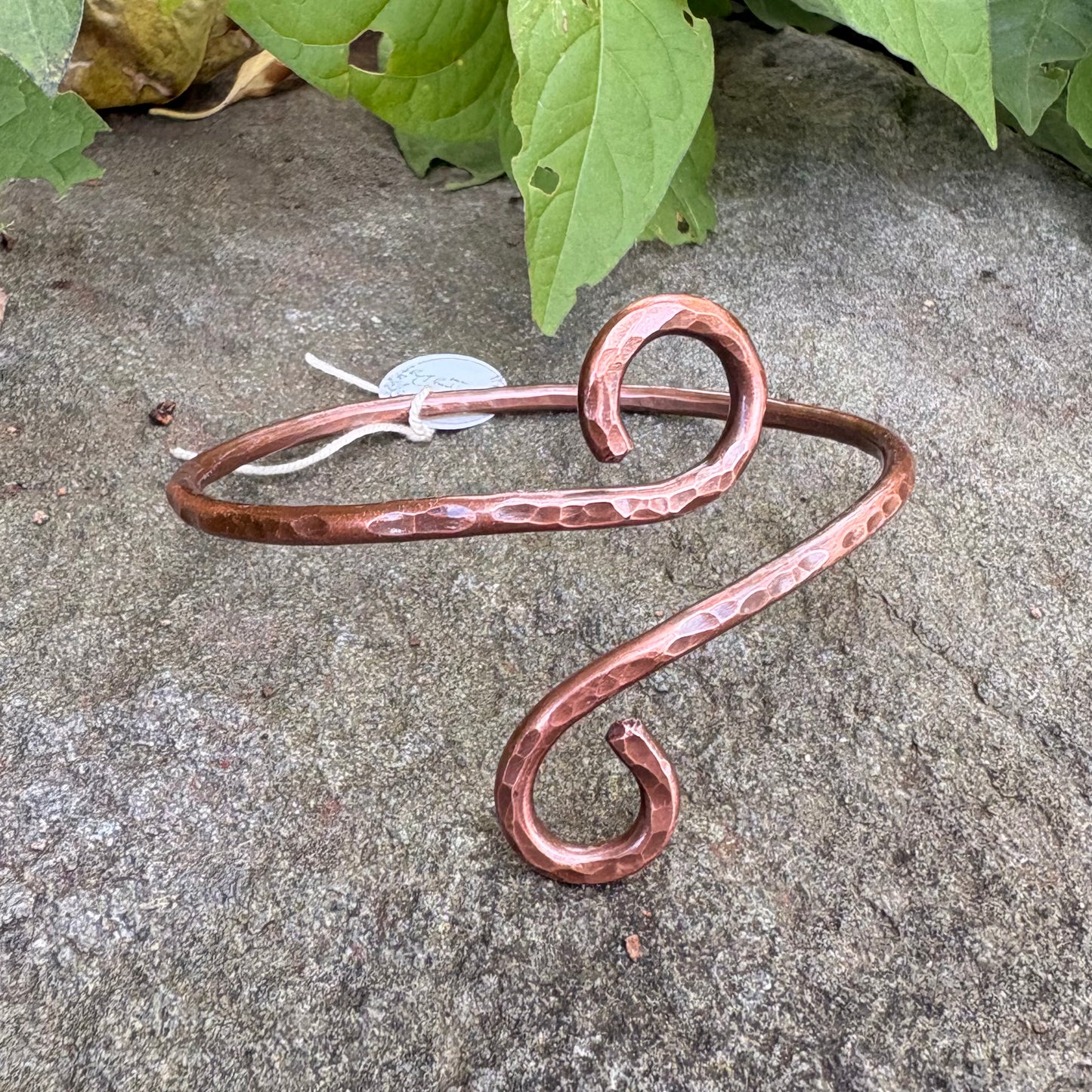 Boho Cuff - Adjustable | Hammered Copper by Warm Rainy Day