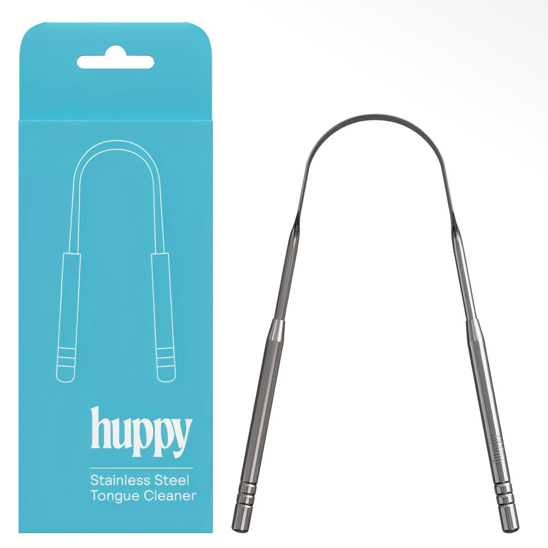 Stainless Steel Tongue Cleaner by Huppy