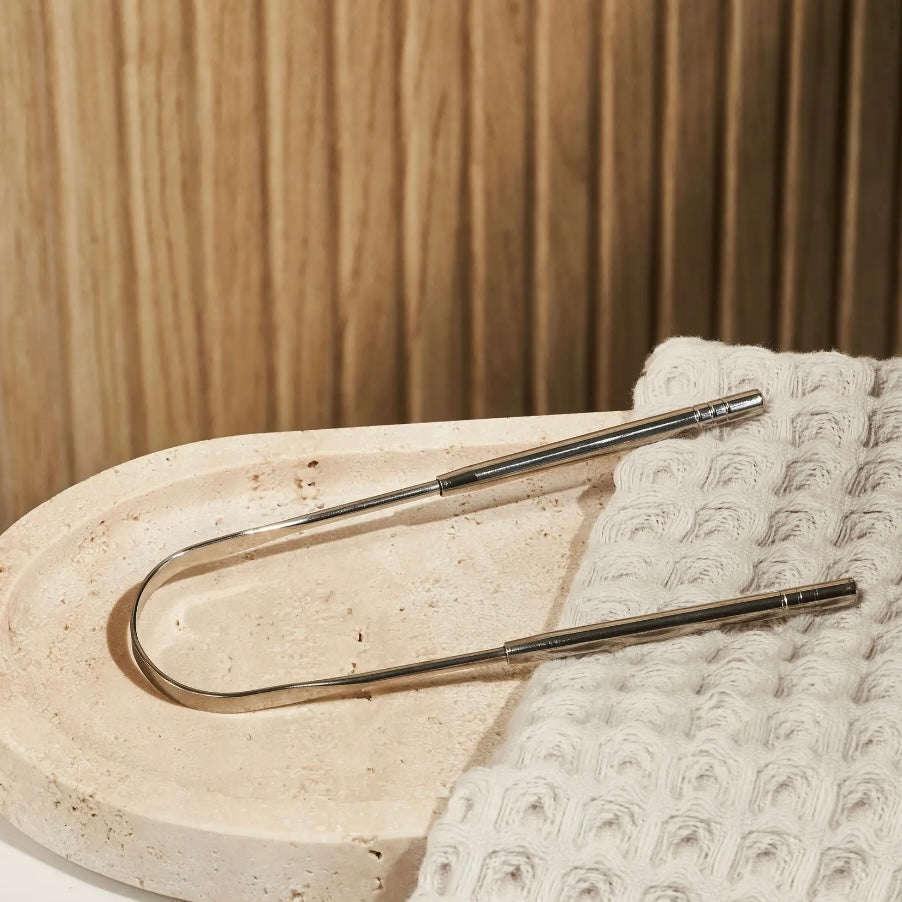 Stainless Steel Tongue Cleaner by Huppy