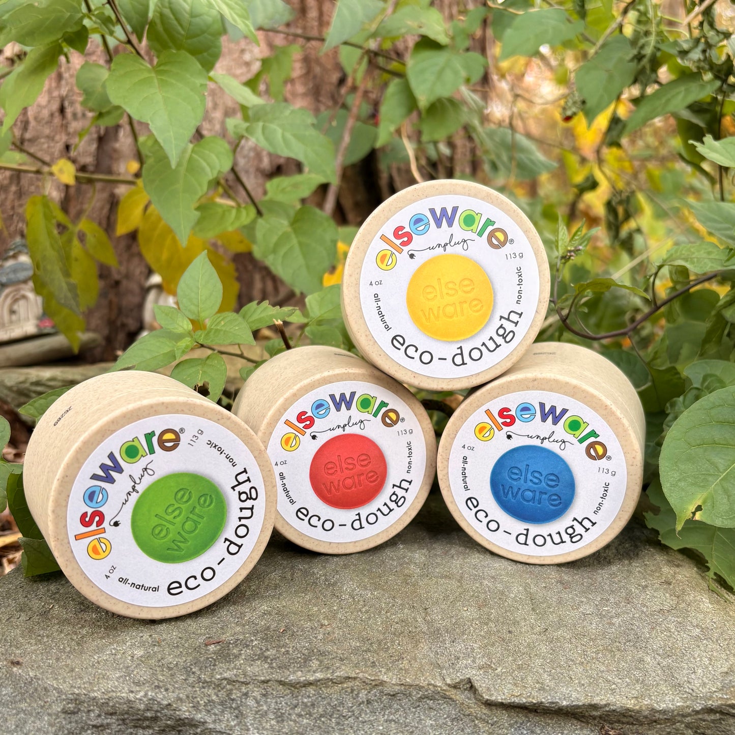 Eco-Dough | Natural Sensory Dough | 4 pack by elseware unplug