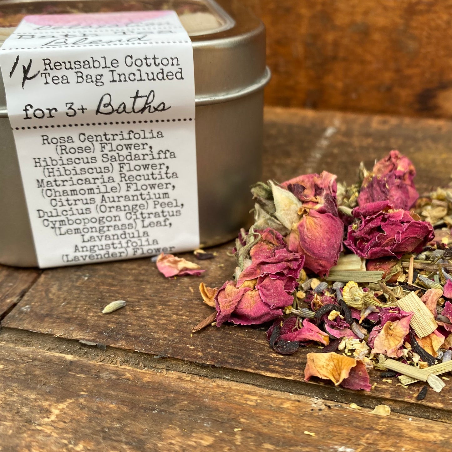 Herbal Bath Tea Blends - 4 Different blends to soak your worries away - Various blends