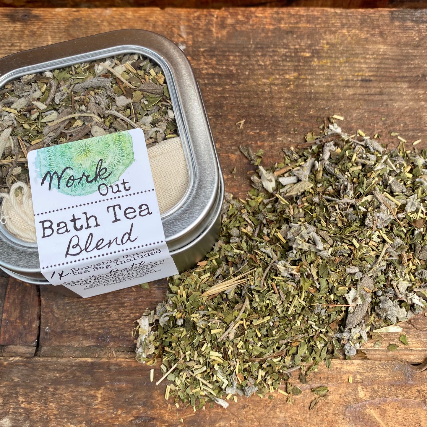 Herbal Bath Tea Blends - 4 Different blends to soak your worries away - Various blends