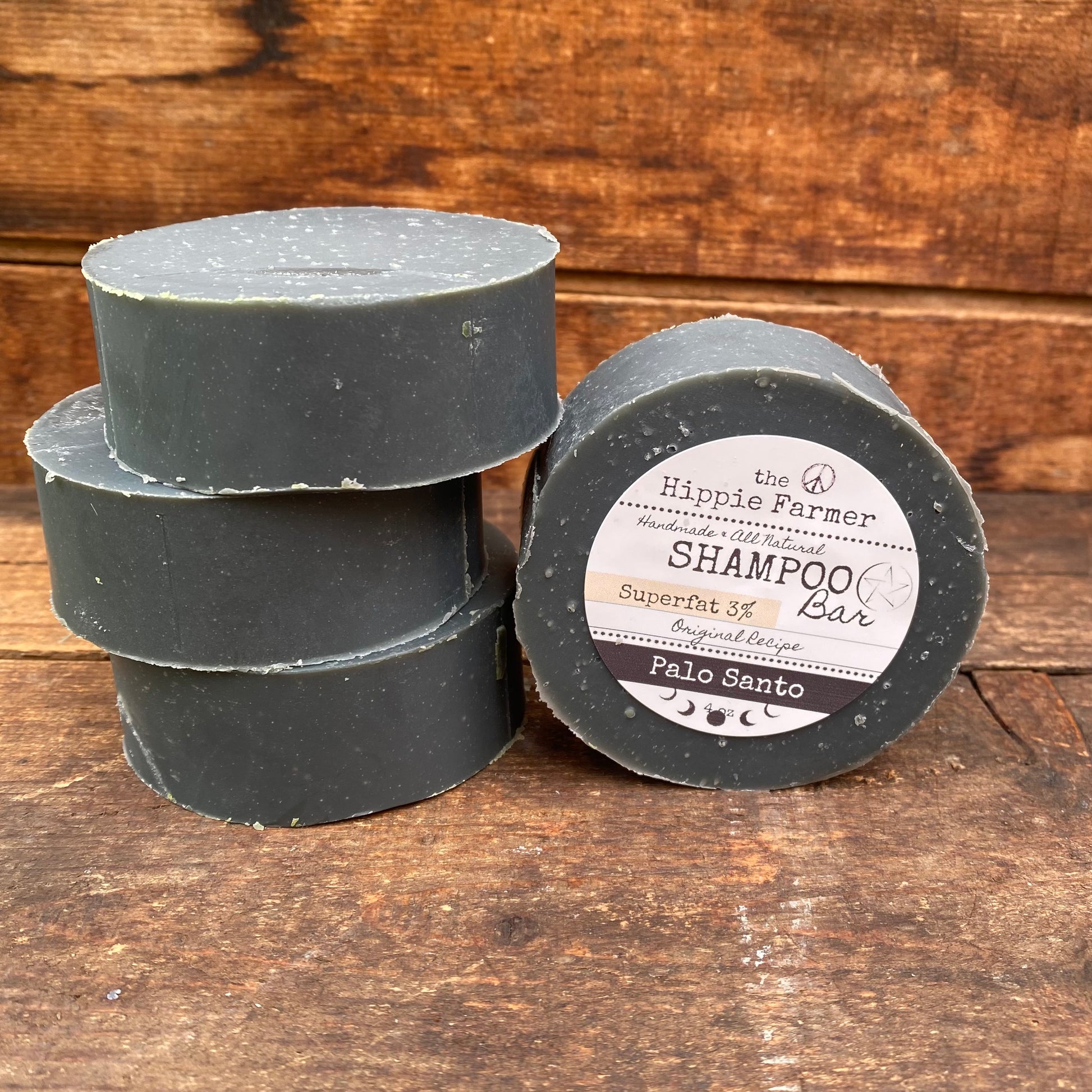 Shampoo Soap Bar - Palo Santo - 3% or 10% Superfat - The Hippie Farmer