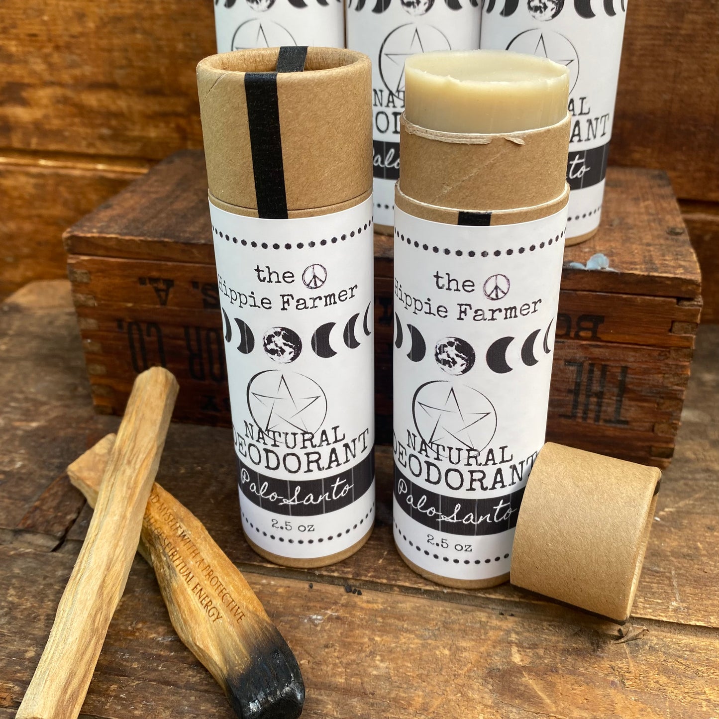 Natural Deodorant - Witch’s Brew (Palo Santo) - Aluminum and Baking Soda FREE