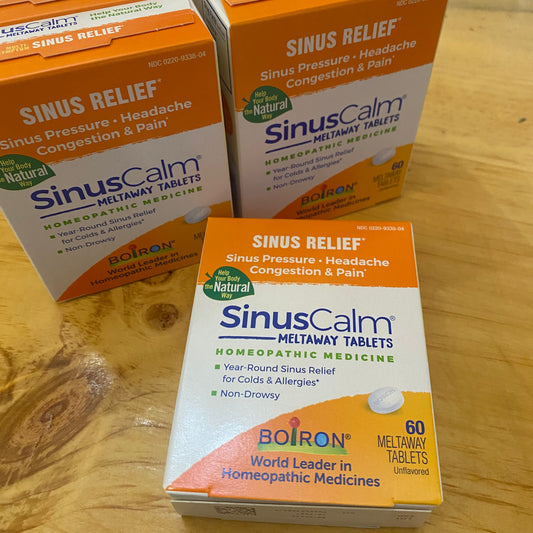 Sinus Calm - Meltaway Tabs - by Boiron Homeopathic - The Hippie Farmer