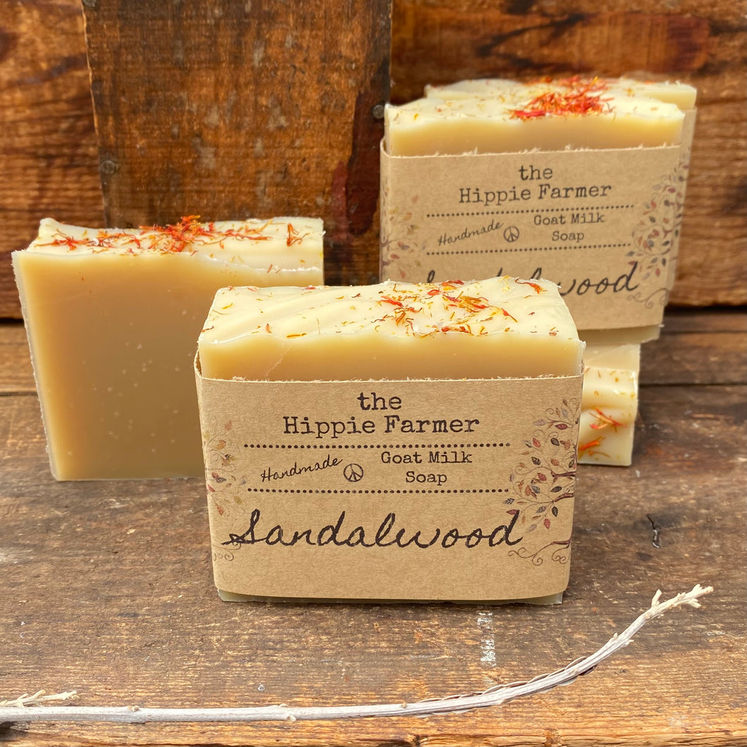Goat Milk Soap - Sandalwood - 4.5oz