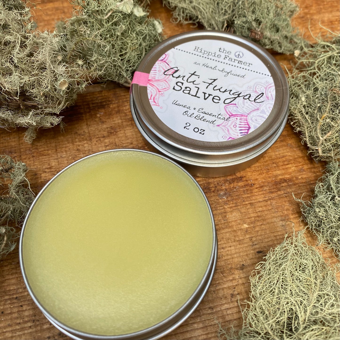 Herbal Infused Anti Fungal Salve - For fungal infections of the feet, nails & more - 2 oz or 4 oz Tin - The Hippie Farmer