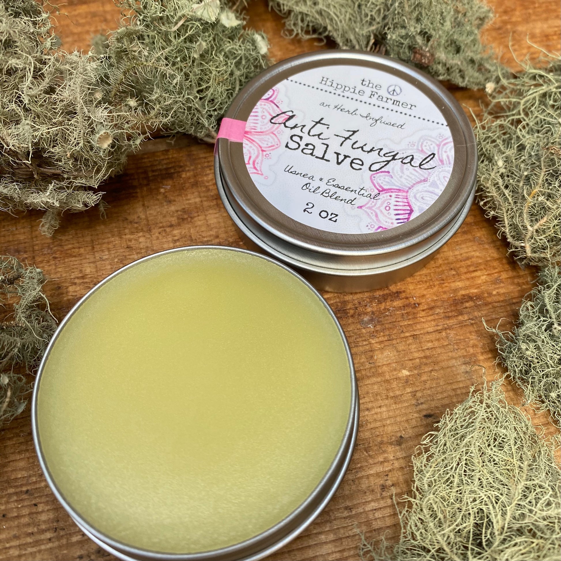 Anti Fungal Salve - For fungal infections of the feet, nails & more - 2 oz or 4 oz Tin - The Hippie Farmer