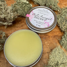 Load image into Gallery viewer, Herbal Infused Anti Fungal Salve - For fungal infections of the feet, nails &amp; more - 2 oz or 4 oz Tin - The Hippie Farmer