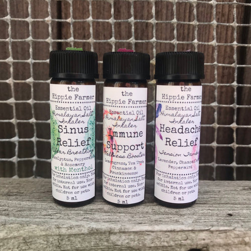 Himalayan Salt Inhalers with a Essential Oils - The Hippie Farmer